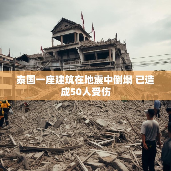 泰国一座建筑在地震中倒塌 已造成50人受伤