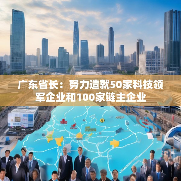 广东省长：努力造就50家科技领军企业和100家链主企业