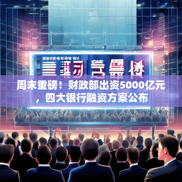 周末重磅！财政部出资5000亿元，四大银行融资方案公布