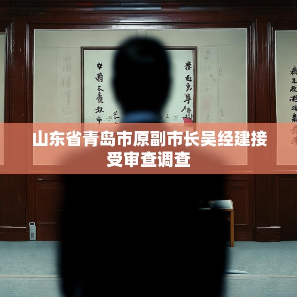 山东省青岛市原副市长吴经建接受审查调查