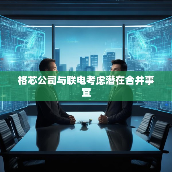格芯公司与联电考虑潜在合并事宜