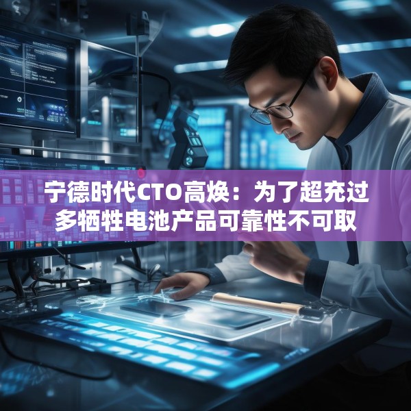 宁德时代CTO高焕：为了超充过多牺牲电池产品可靠性不可取