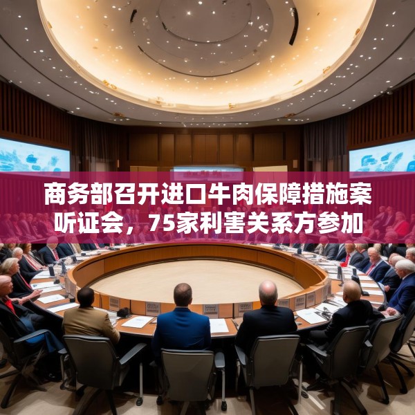商务部召开进口牛肉保障措施案听证会，75家利害关系方参加