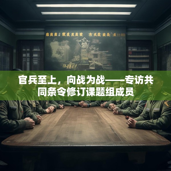 官兵至上，向战为战——专访共同条令修订课题组成员