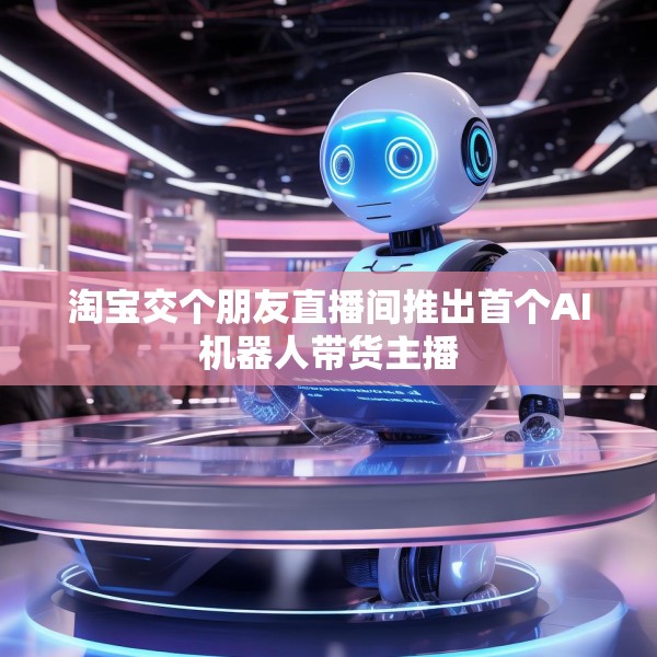 淘宝交个朋友直播间推出首个AI机器人带货主播