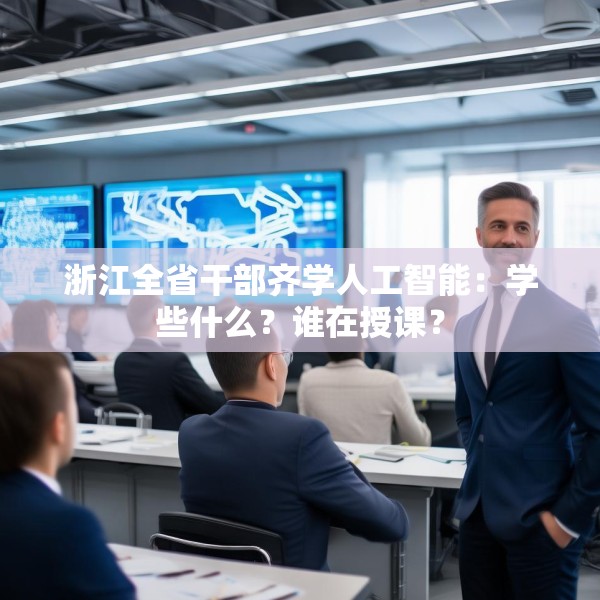 浙江全省干部齐学人工智能：学些什么？谁在授课？