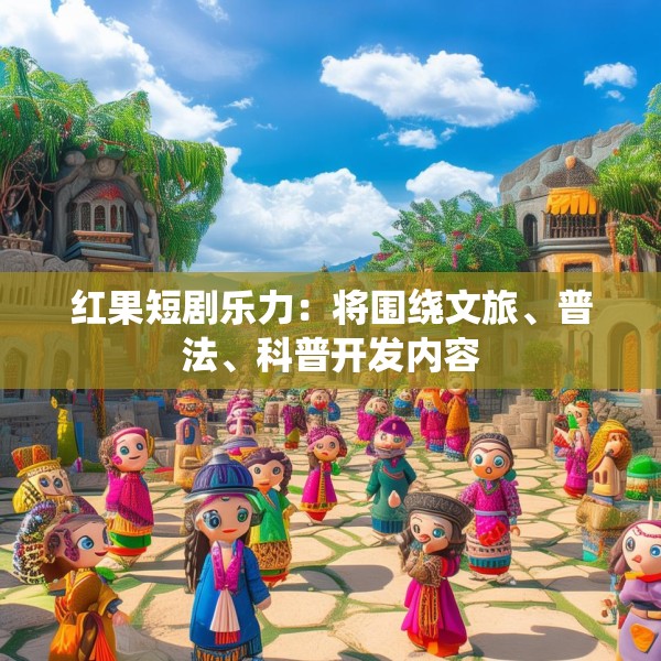 红果短剧乐力：将围绕文旅、普法、科普开发内容