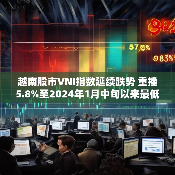 越南股市VNI指数延续跌势 重挫5.8%至2024年1月中旬以来最低