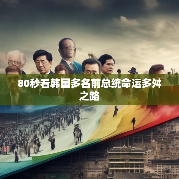80秒看韩国多名前总统命运多舛之路