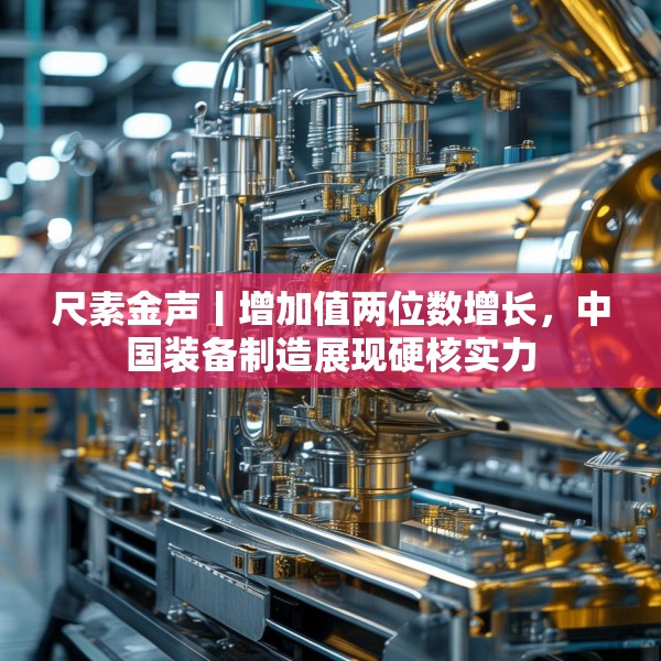 尺素金声丨增加值两位数增长，中国装备制造展现硬核实力