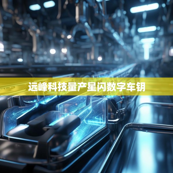 远峰科技量产星闪数字车钥