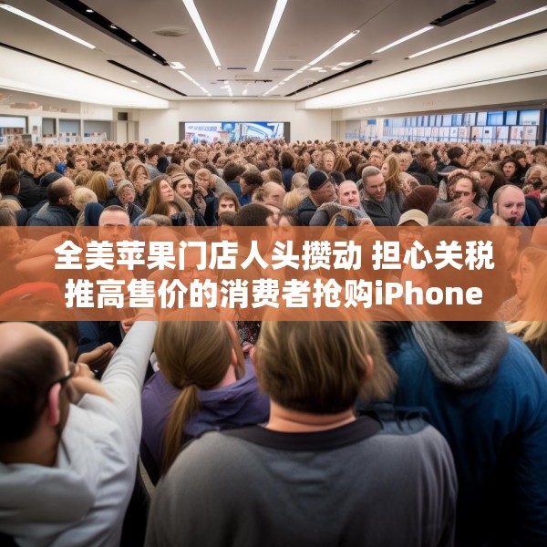 全美苹果门店人头攒动 担心关税推高售价的消费者抢购iPhone