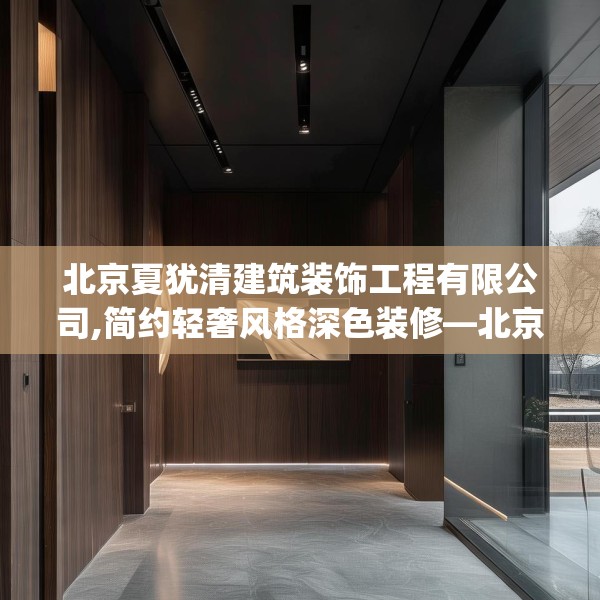 北京夏犹清建筑装饰工程有限公司,简约轻奢风格深色装修—北京夏犹清建筑装饰工程有限公司496.a372b373c376fgy.383sdA