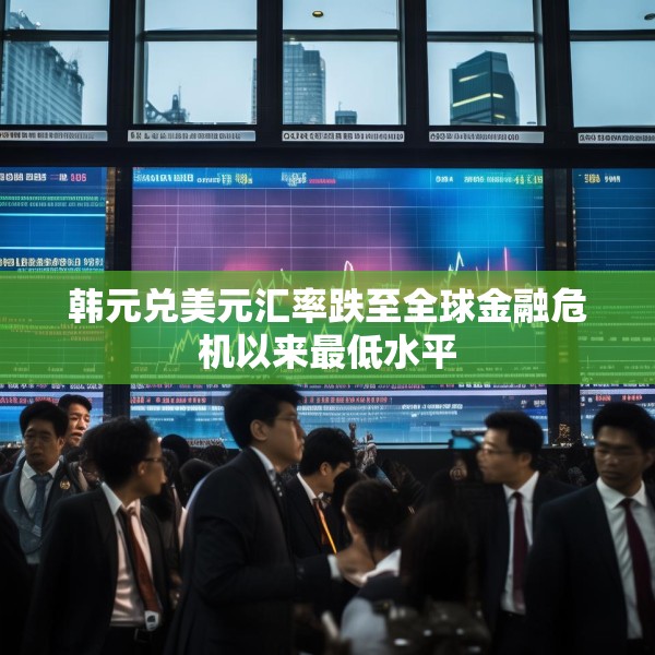 韩元兑美元汇率跌至全球金融危机以来最低水平
