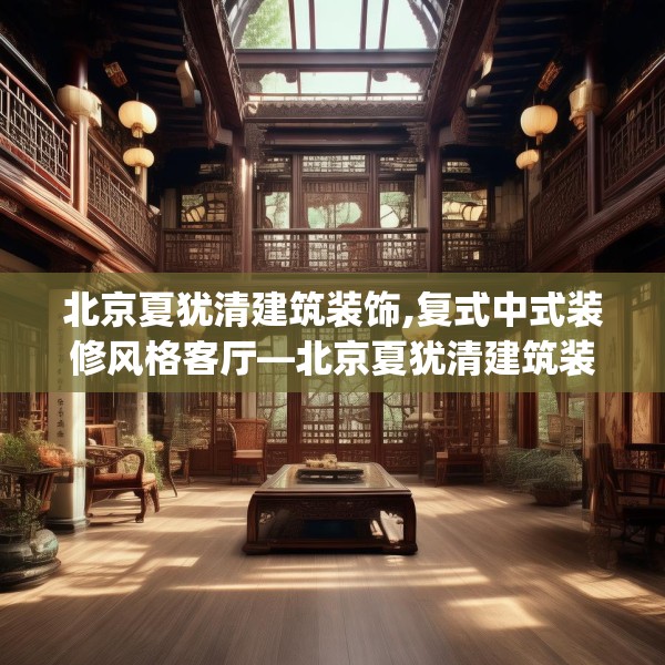 北京夏犹清建筑装饰,复式中式装修风格客厅—北京夏犹清建筑装饰398.a274b275c278fgy.28576669