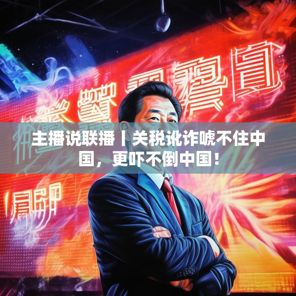 主播说联播丨关税讹诈唬不住中国，更吓不倒中国！