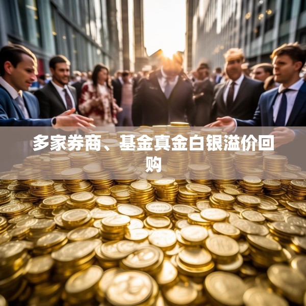 多家券商、基金真金白银溢价回购