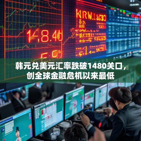 韩元兑美元汇率跌破1480关口，创全球金融危机以来最低
