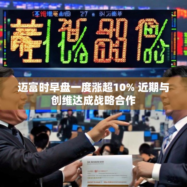 迈富时早盘一度涨超10% 近期与创维达成战略合作