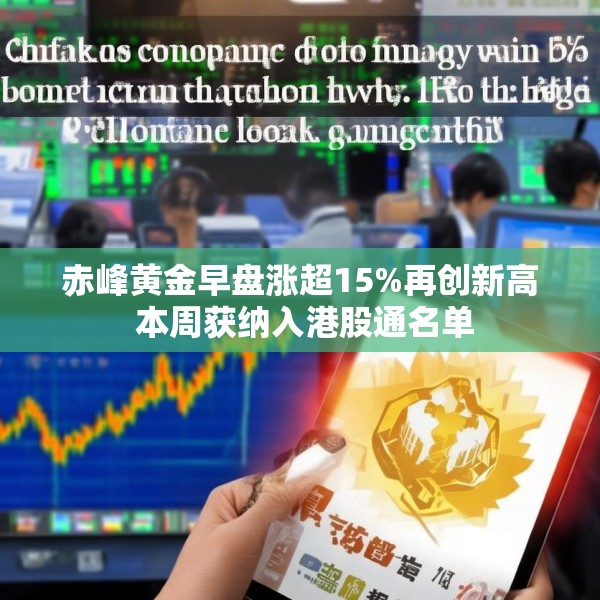 赤峰黄金早盘涨超15%再创新高 本周获纳入港股通名单