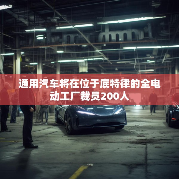 通用汽车将在位于底特律的全电动工厂裁员200人