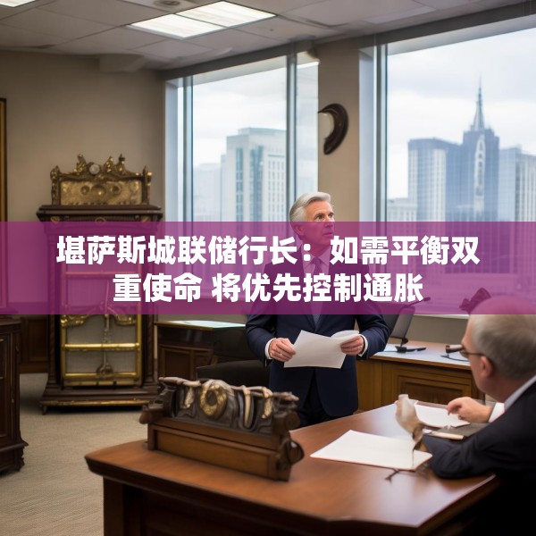 堪萨斯城联储行长：如需平衡双重使命 将优先控制通胀