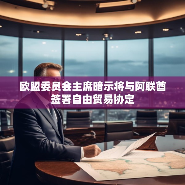 欧盟委员会主席暗示将与阿联酋签署自由贸易协定