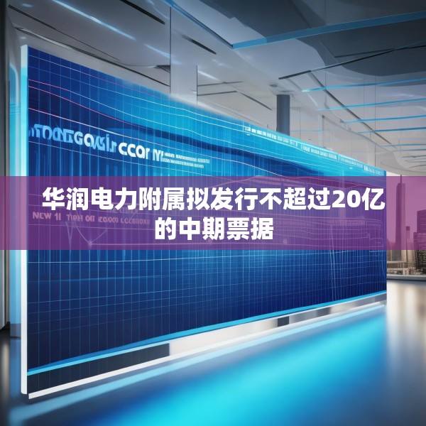 华润电力附属拟发行不超过20亿的中期票据