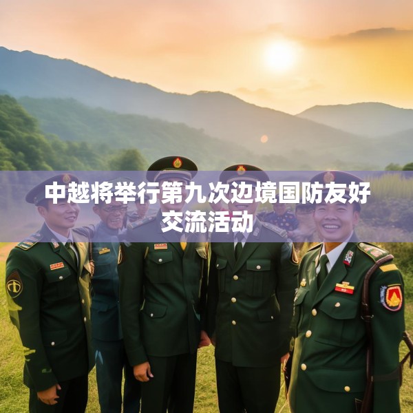 中越将举行第九次边境国防友好交流活动