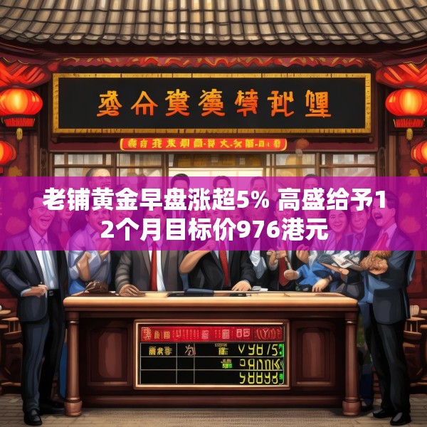 老铺黄金早盘涨超5% 高盛给予12个月目标价976港元