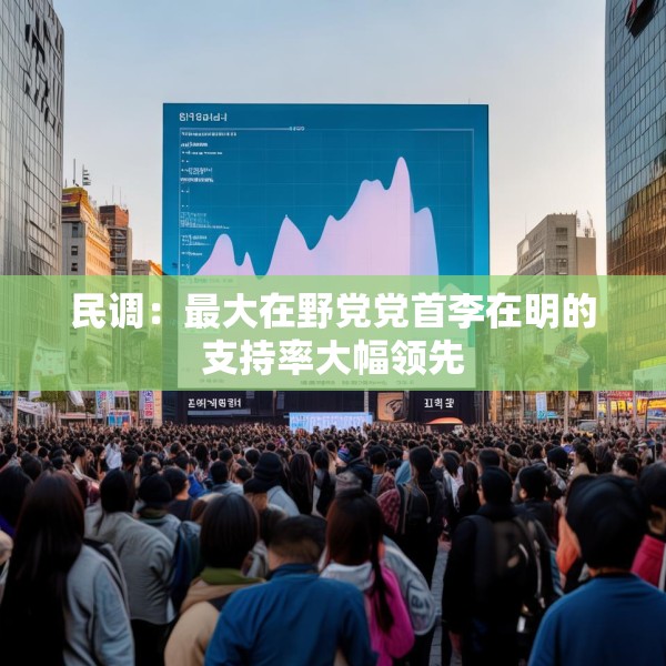 民调：最大在野党党首李在明的支持率大幅领先