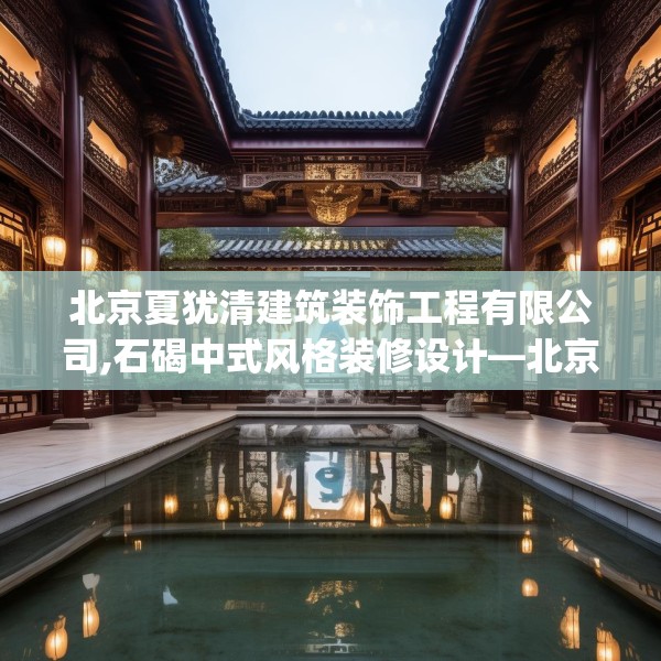 北京夏犹清建筑装饰工程有限公司,石碣中式风格装修设计—北京夏犹清建筑装饰工程有限公司537.a413b414c417fgy.424fhsg