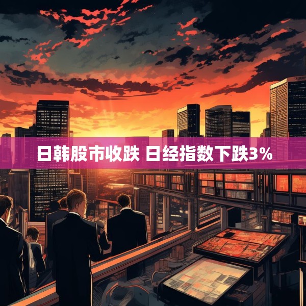 日韩股市收跌 日经指数下跌3%