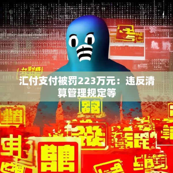 汇付支付被罚223万元：违反清算管理规定等