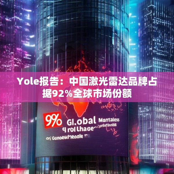 Yole报告：中国激光雷达品牌占据92%全球市场份额