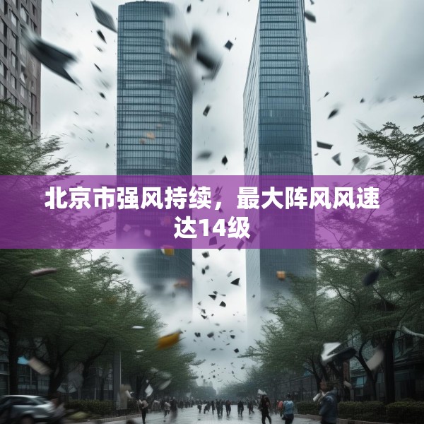 北京市强风持续，最大阵风风速达14级