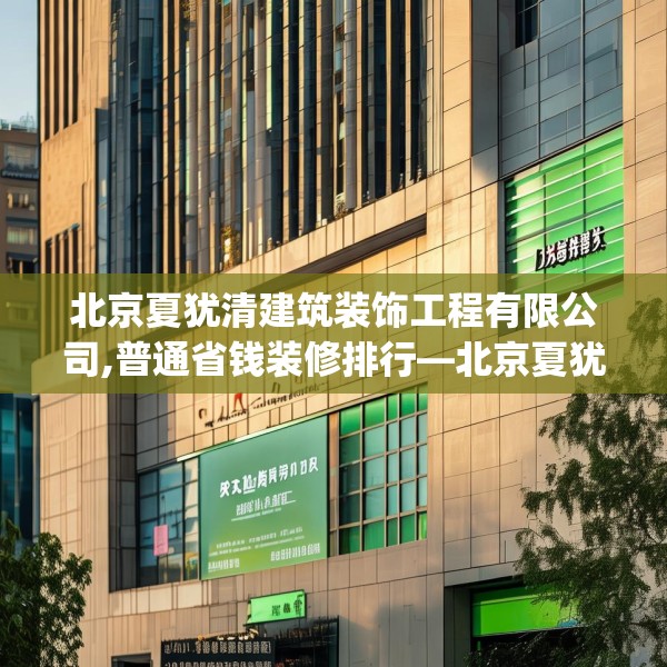 北京夏犹清建筑装饰工程有限公司,普通省钱装修排行—北京夏犹清建筑装饰工程有限公司334.a210b211c214fgy.221sdA