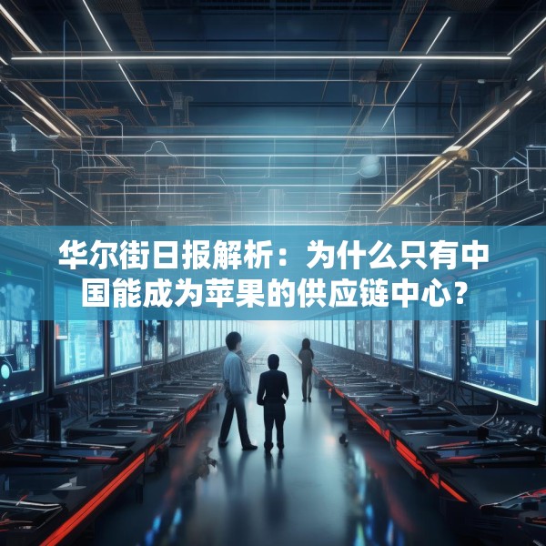 华尔街日报解析：为什么只有中国能成为苹果的供应链中心？