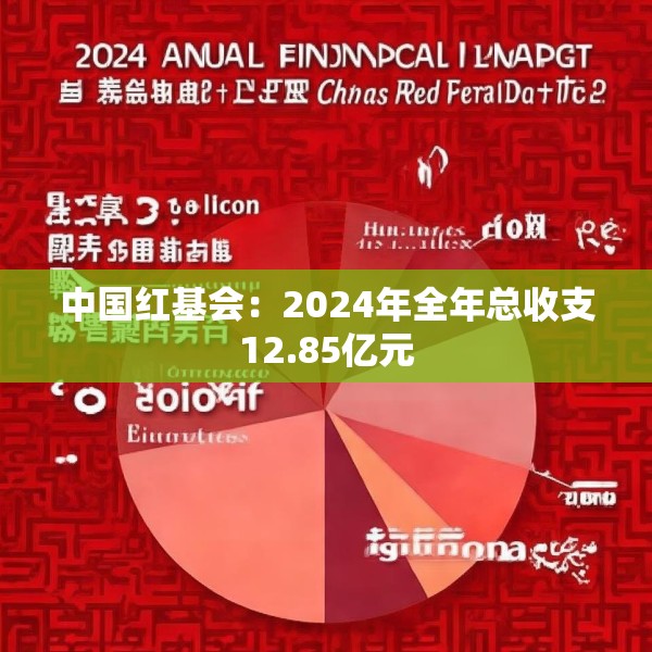 中国红基会：2024年全年总收支12.85亿元