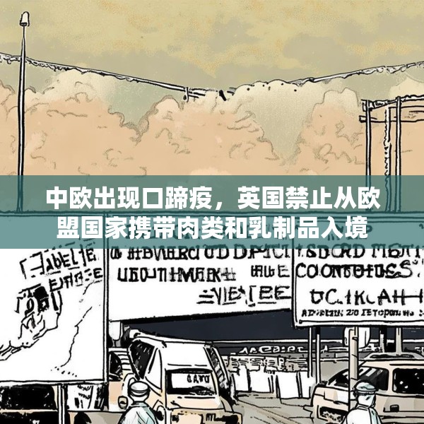 中欧出现口蹄疫，英国禁止从欧盟国家携带肉类和乳制品入境