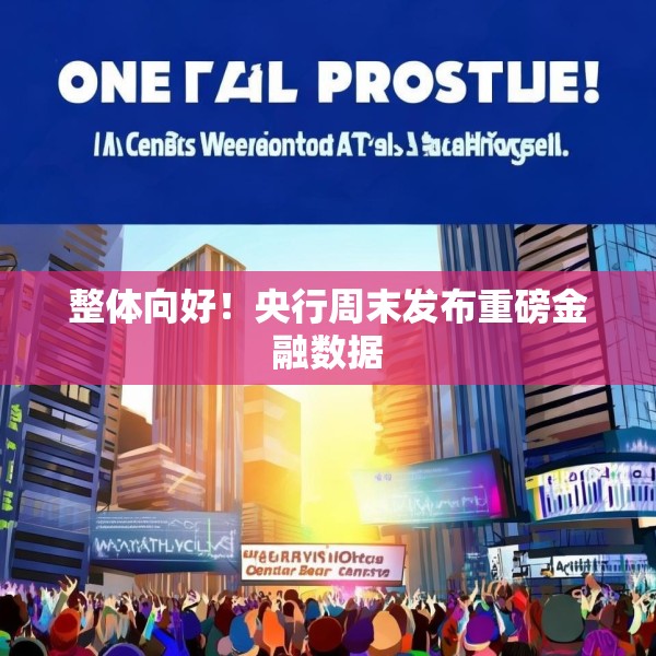 整体向好！央行周末发布重磅金融数据
