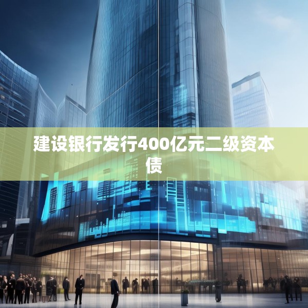 建设银行发行400亿元二级资本债