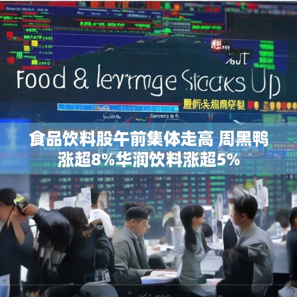 食品饮料股午前集体走高 周黑鸭涨超8%华润饮料涨超5%
