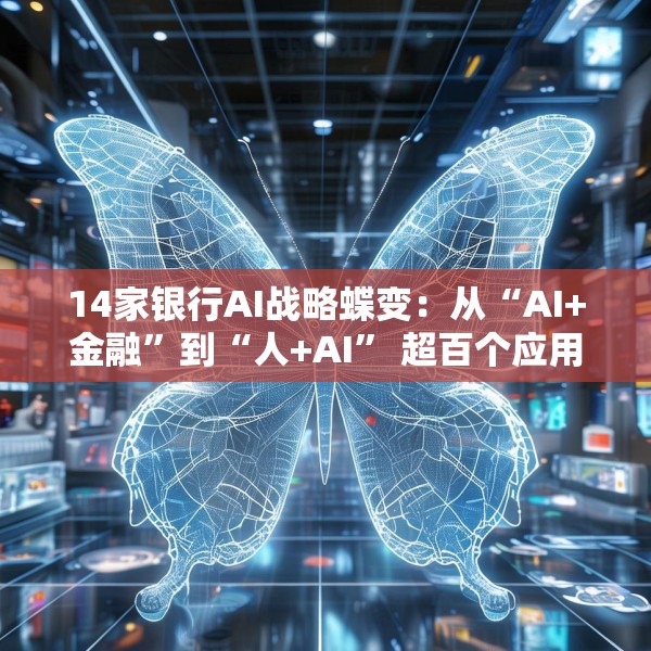 14家银行AI战略蝶变：从“AI+金融”到“人+AI” 超百个应用已落地