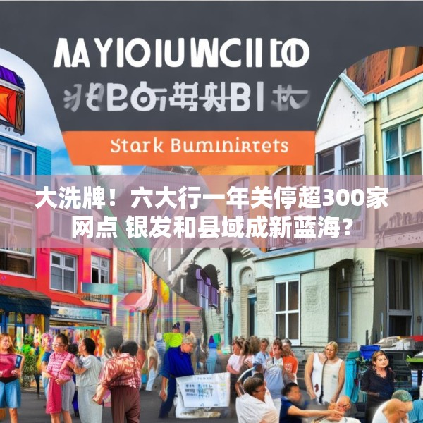 大洗牌！六大行一年关停超300家网点 银发和县域成新蓝海？