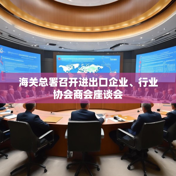 海关总署召开进出口企业、行业协会商会座谈会