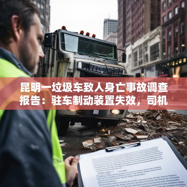 昆明一垃圾车致人身亡事故调查报告：驻车制动装置失效，司机欲阻停被撞