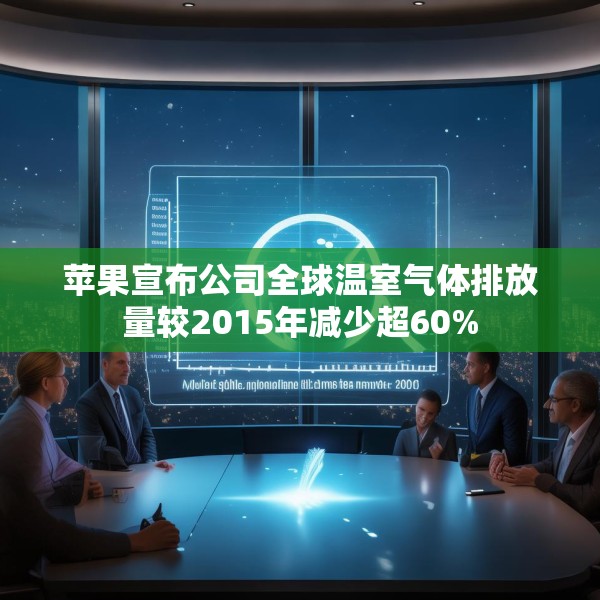 苹果宣布公司全球温室气体排放量较2015年减少超60%