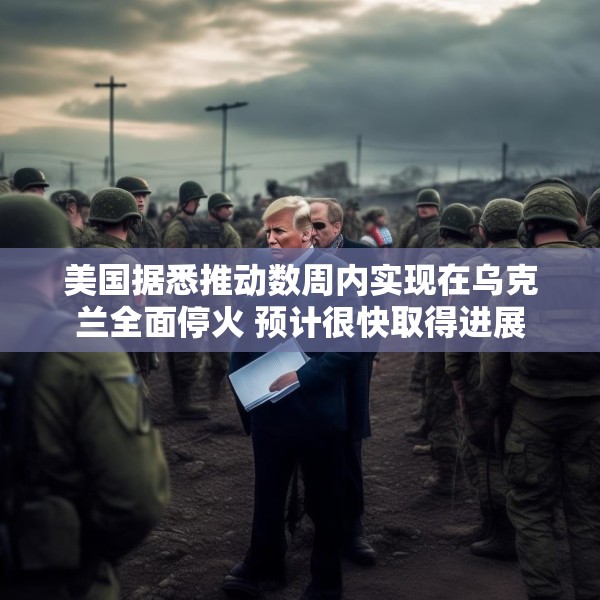 美国据悉推动数周内实现在乌克兰全面停火 预计很快取得进展