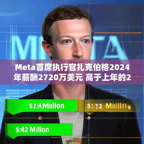 Meta首席执行官扎克伯格2024年薪酬2720万美元 高于上年的2440万美元